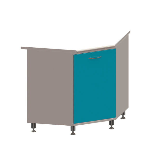 ТУ СТАНДАРТ - тумба угловая на хромированных ножках | Виталия (Россия)