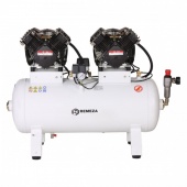 Remeza КМ-100.VS204Т - безмасляный компрессор для 4-х стоматологических установок, без осушителя, с ресивером 100 л, 330 л/мин | Remeza (Белоруссия)