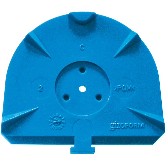 Classic L - цокольные пластины для Giroform, синие, 100 шт. | Amann Girrbach AG (Австрия)