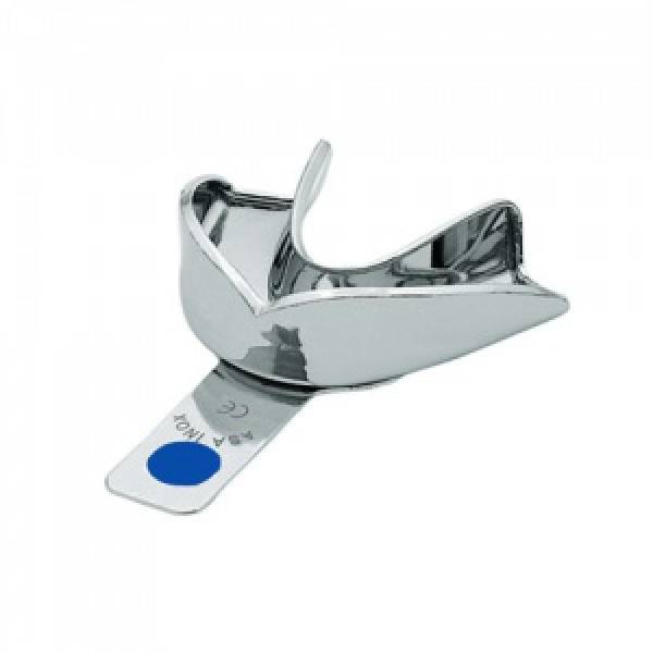 Ложка слепочная нижняя очень большая (XL) без перфорации с бортиками, Asa Dental (Италия)