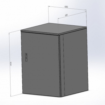 Кожух металлический для аспирационной системы
