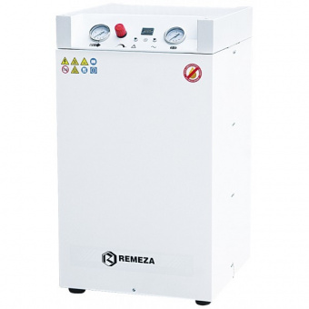 Remeza СБ4-24.OLD15СK Безмасляный компрессор для 2-x стоматологических установок, без осушителя, с кожухом, с ресивером 24 л, 135 л/мин, Remeza (Белоруссия)