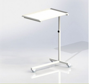 Столик инструментальный "Гусь" - столешница металл