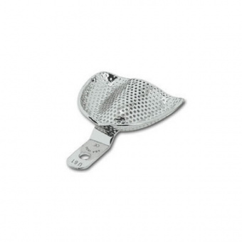 Ложка слепочная верхняя большая (L) с перфорацией для беззубых челюстей, Asa Dental (Италия)