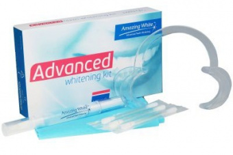 Amazing White Advanced 16% набор для чувствительных зубов и экспресс-отбеливания.